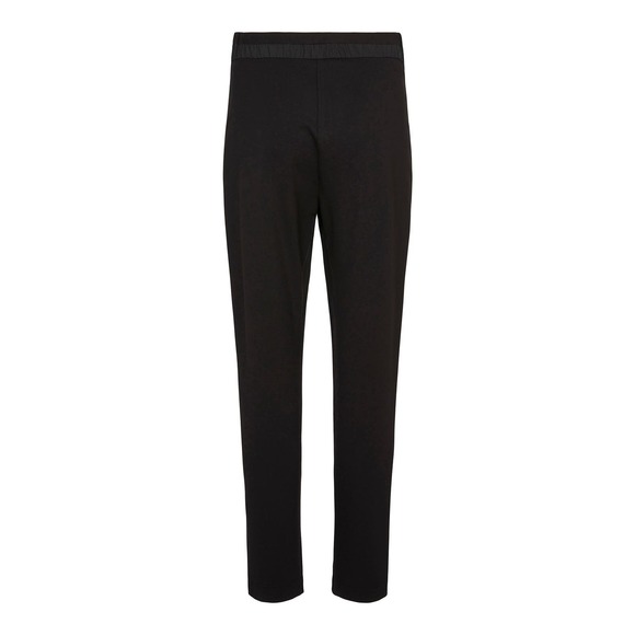 Women's Black Pants Size 14 I'CONA Athleisure Stretchy Athletic Straight Leg NWT - Picture 2 of 3